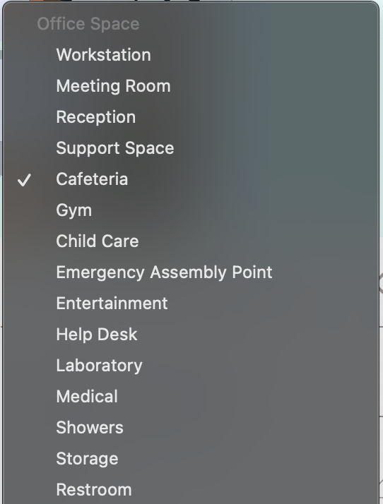 Digital Map Editor - Office Space Types