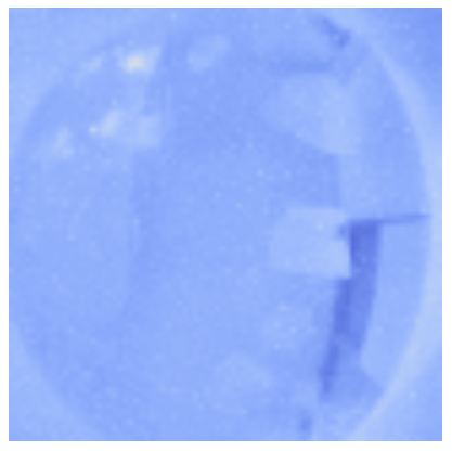 Portal Beam thermal image no objects detected