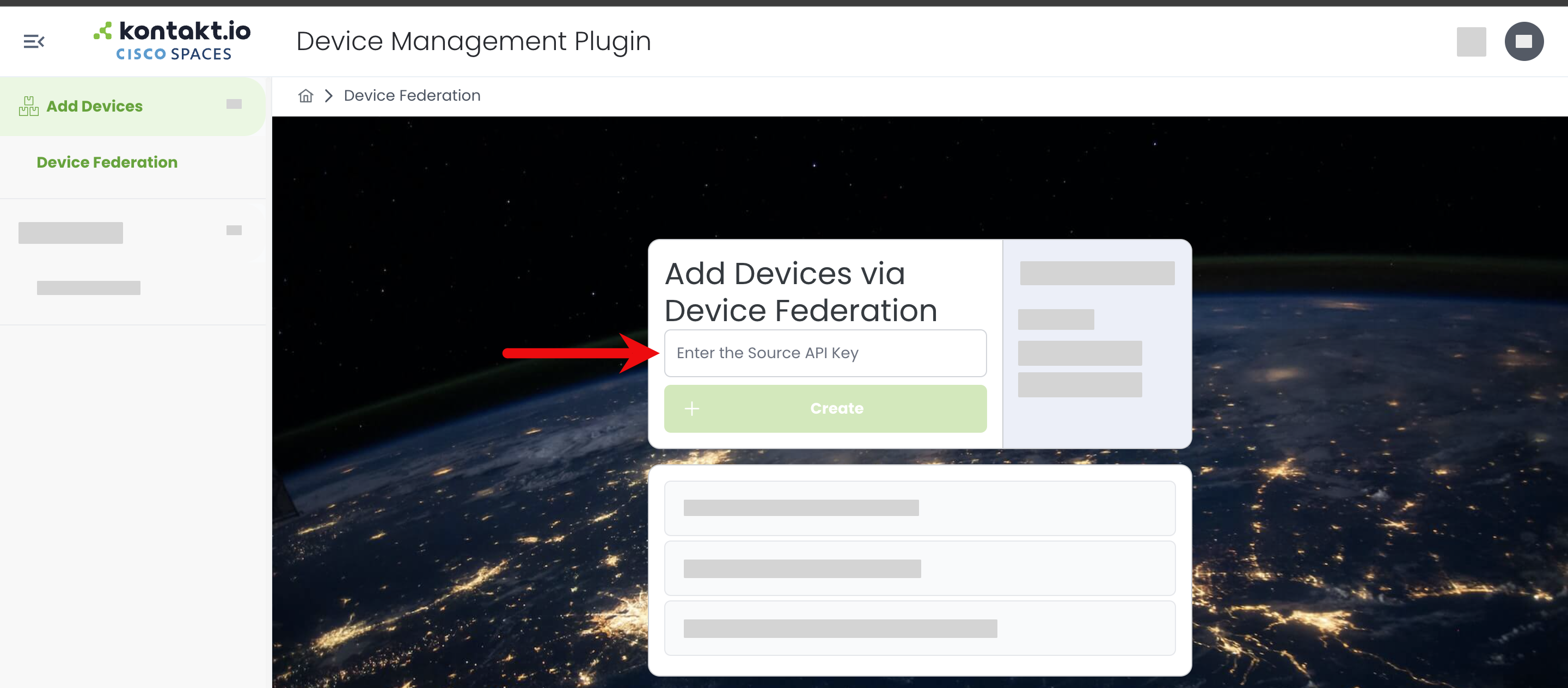 Cisco Spaces with Kontakt.io Device Federation setup