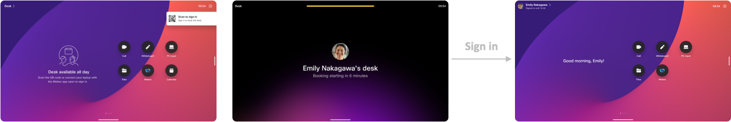 RoomOS - Desk Booking and Login