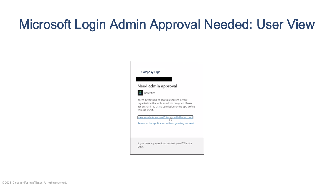 (temporary - unverified) Microsoft 365 Login - Admin Approval Screen
