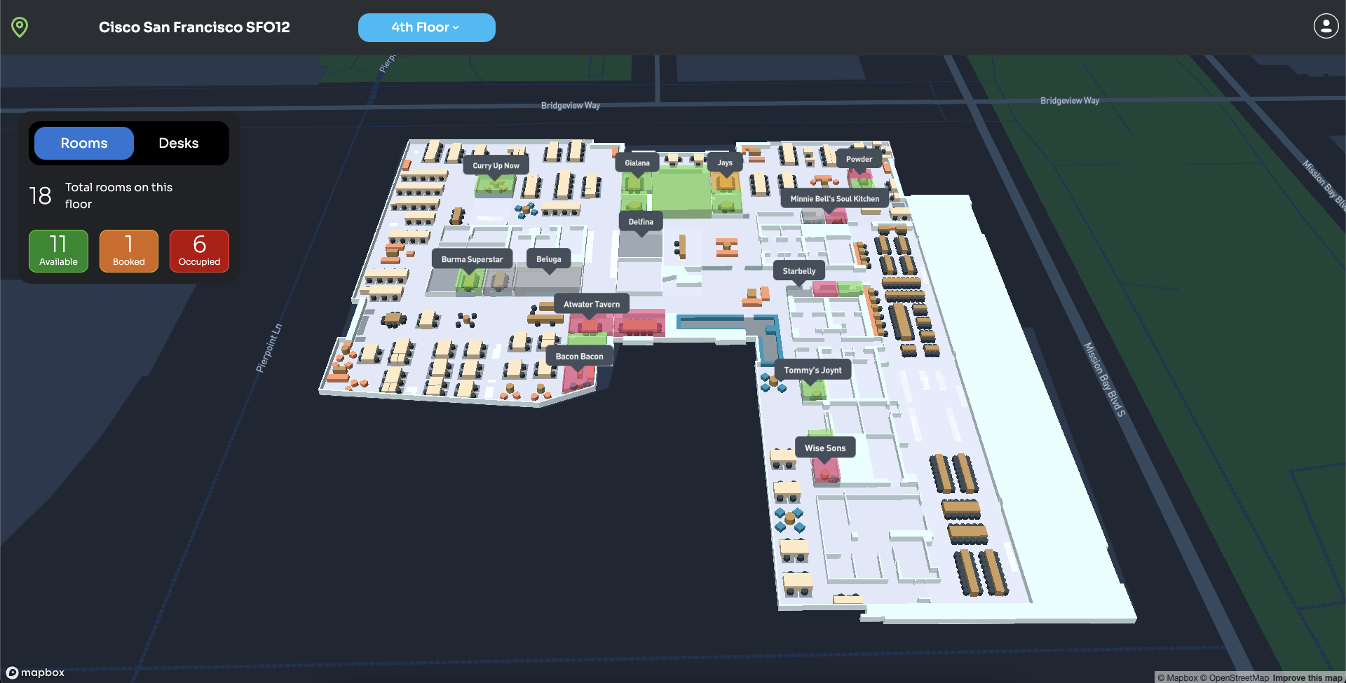 Space Explorer - Floor View - Rooms