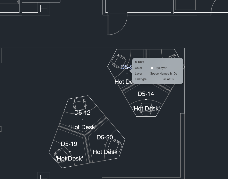 CAD (.dwg) workstation ID or name
