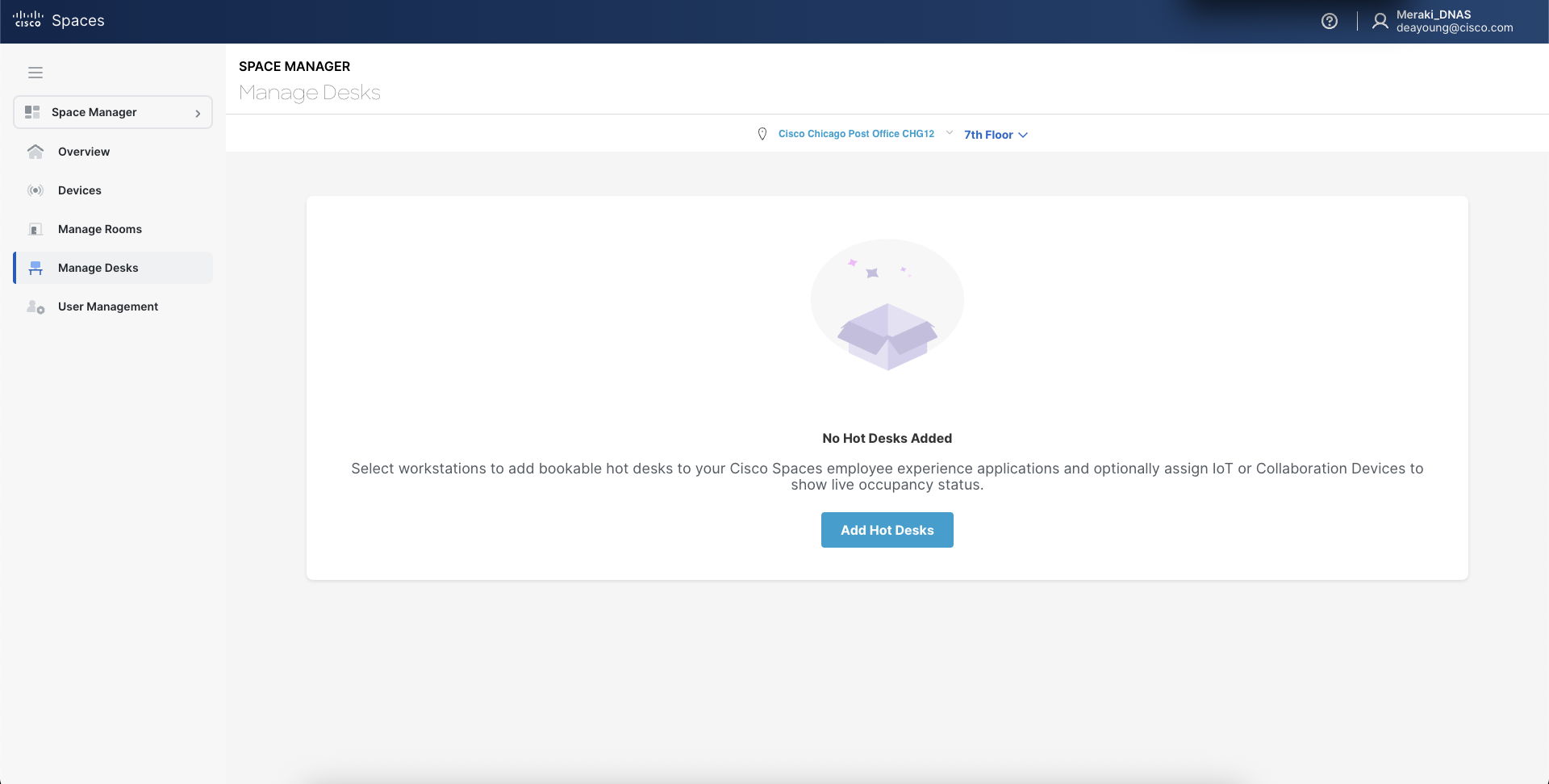 Space Manager - Manage Desks - No Hot Desks
