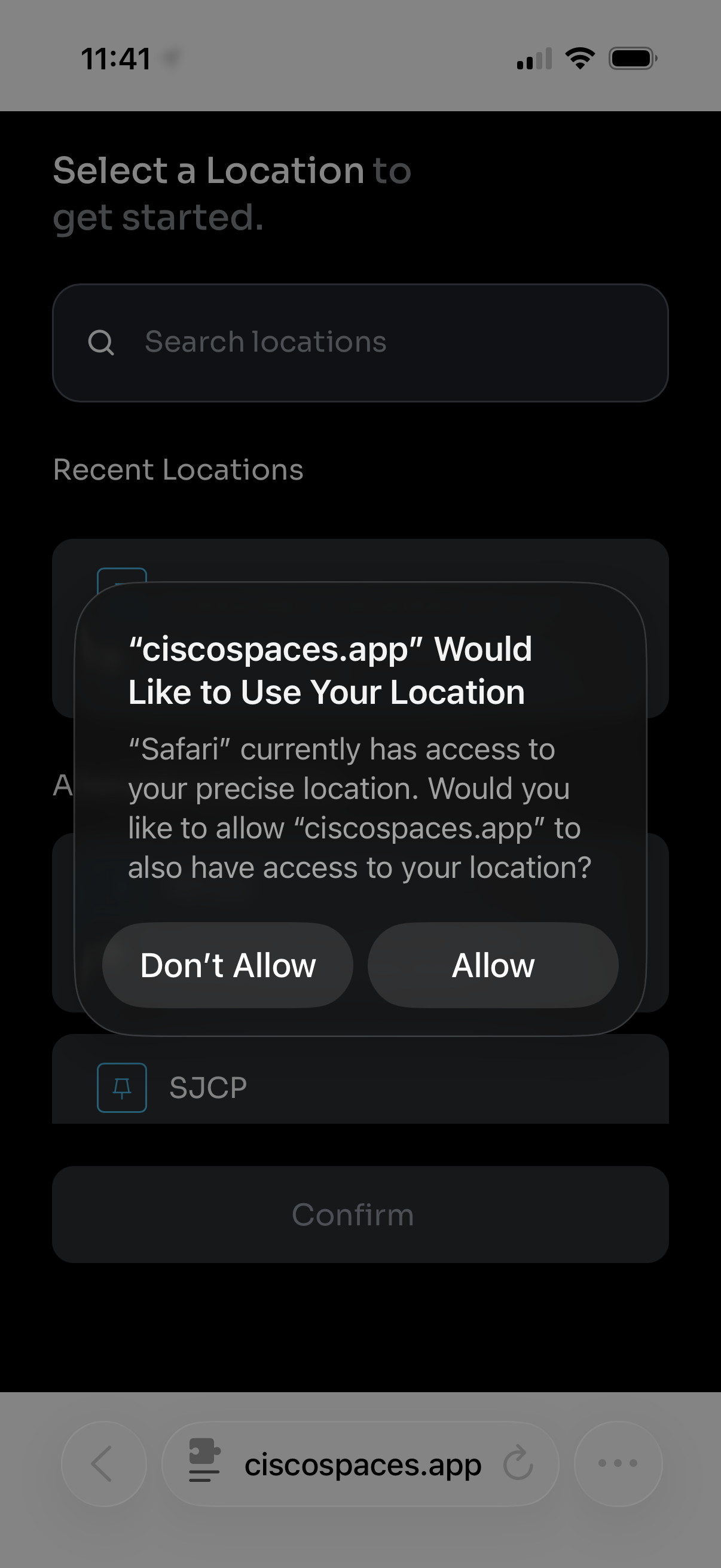 Mobile - Space Explorer Web App - Optional Location Permissions