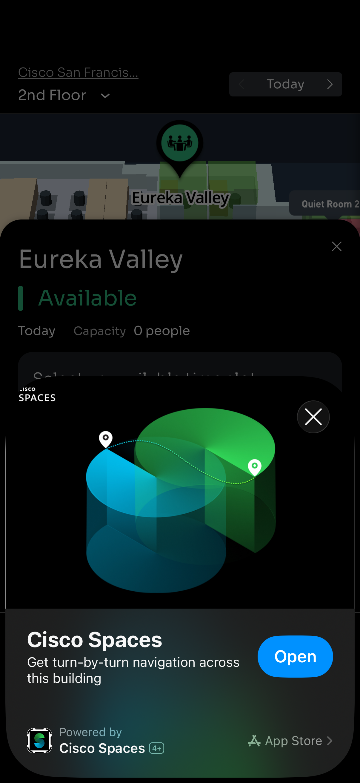 Mobile - Space Explorer Web App - Room Details - Wayfinding iOS App Clip