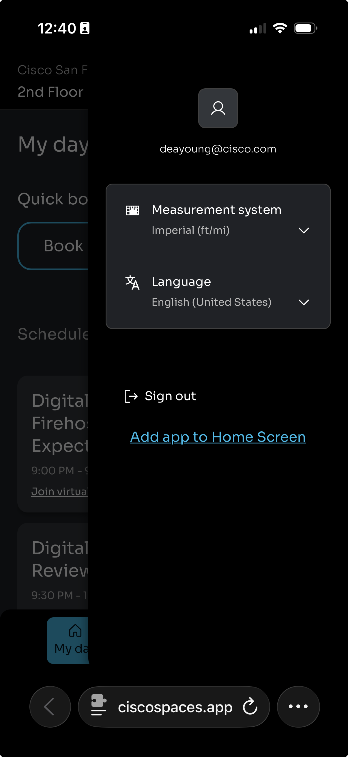 Mobile - Space Explorer Web App - Profile Settings