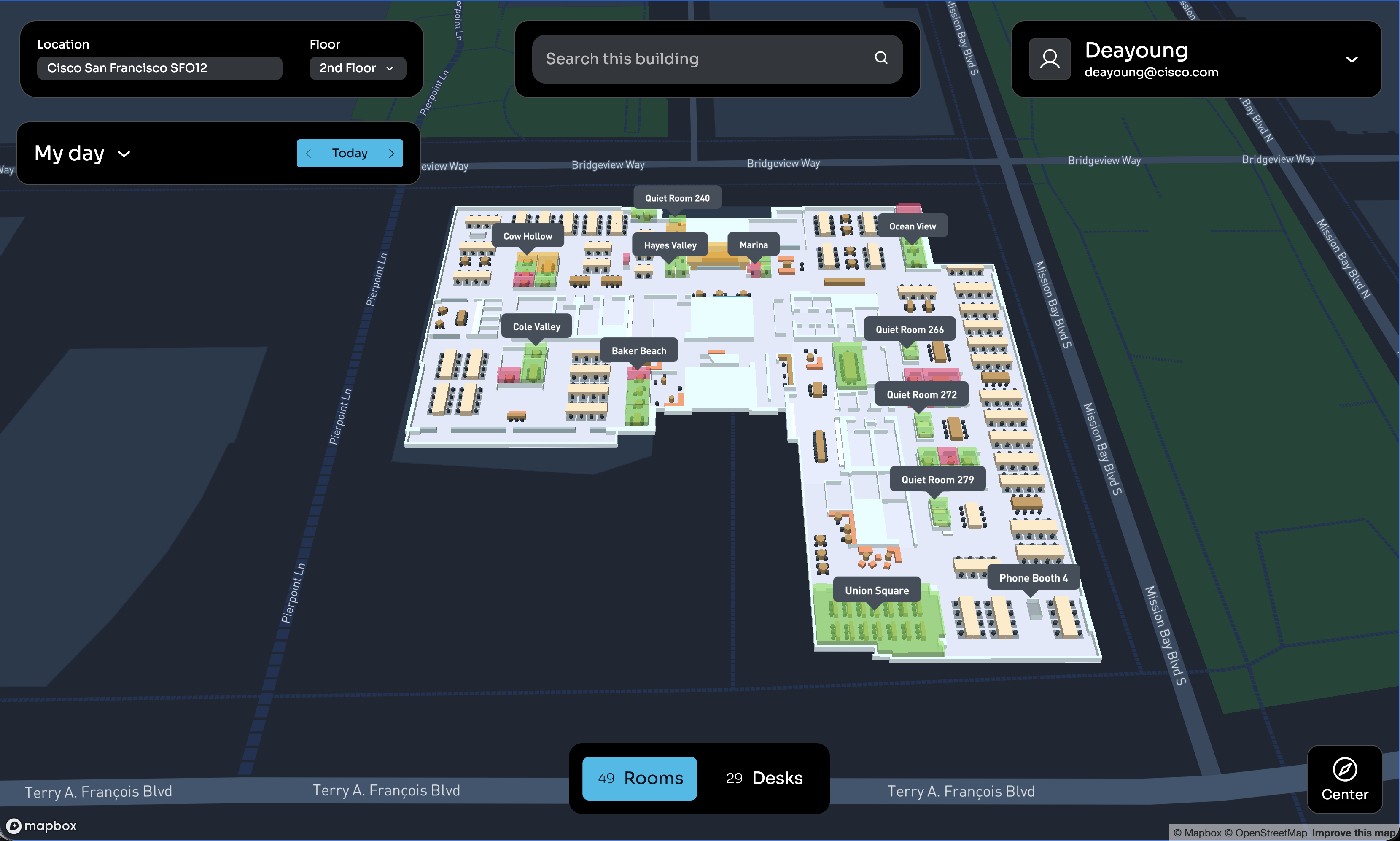 Computer - Space Explorer Web App - Rooms