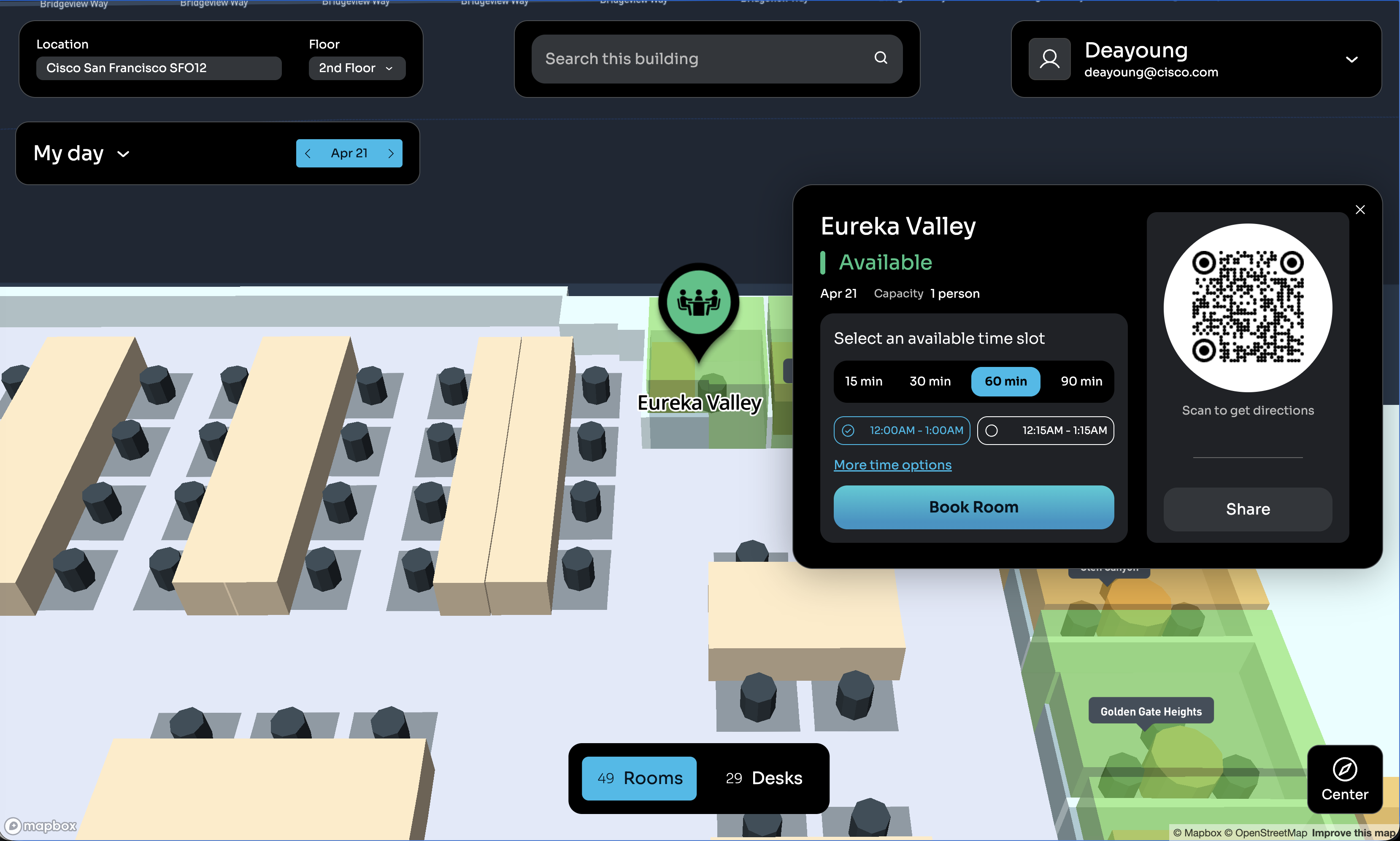 mputer - Space Explorer Web App - Room Details - Available