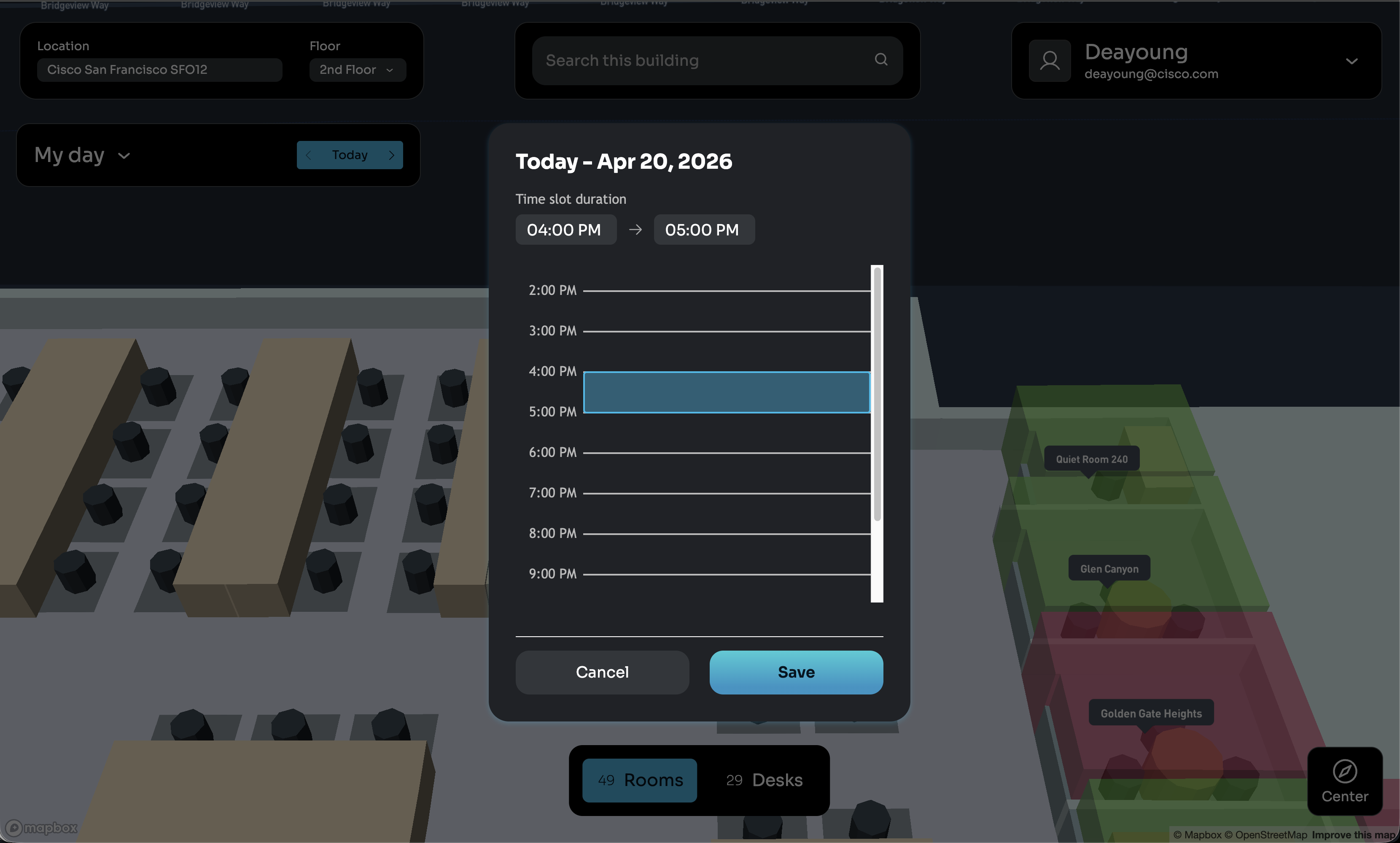 Computer - Space Explorer Web App - Room Calendar
