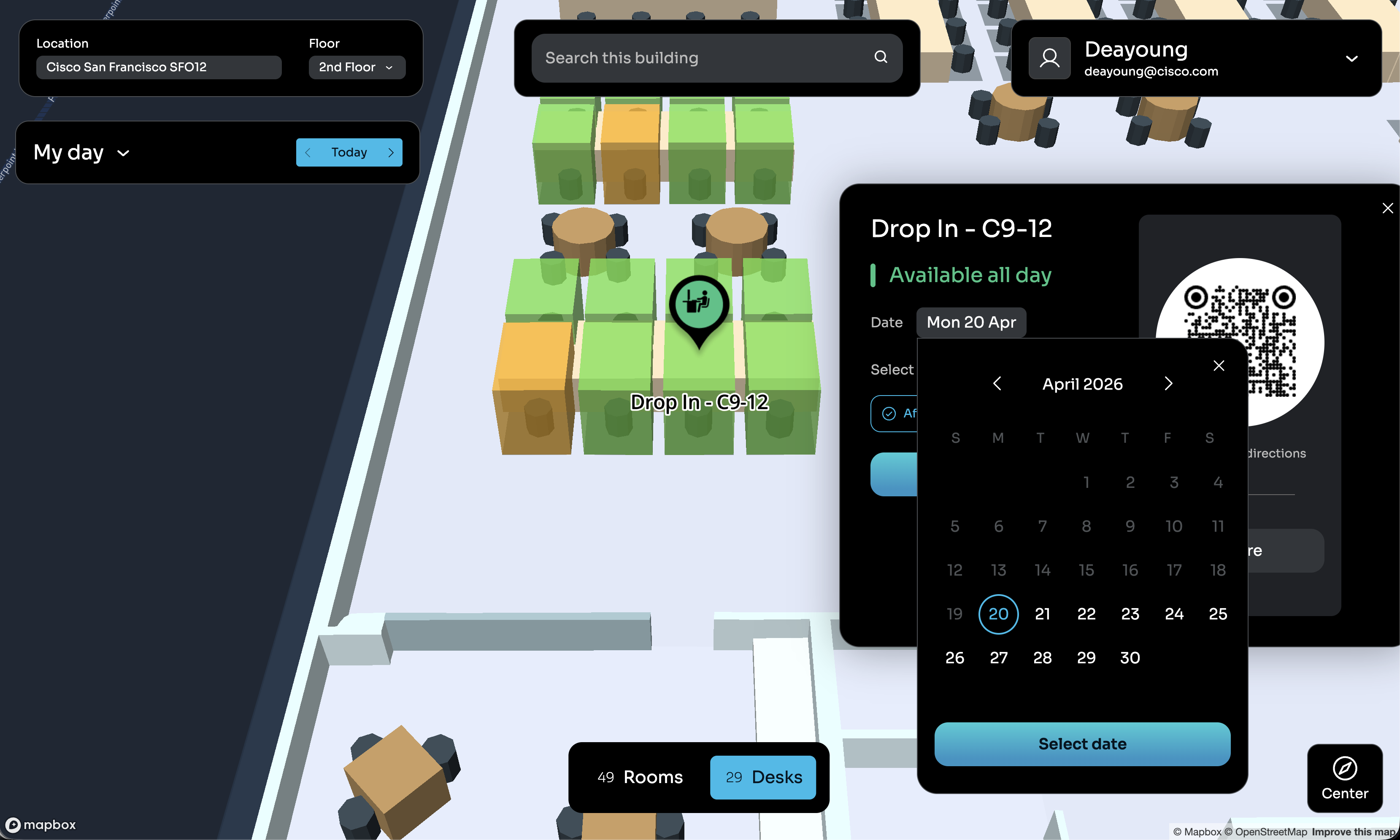Computer - Space Explorer Web App - Desk Calendar