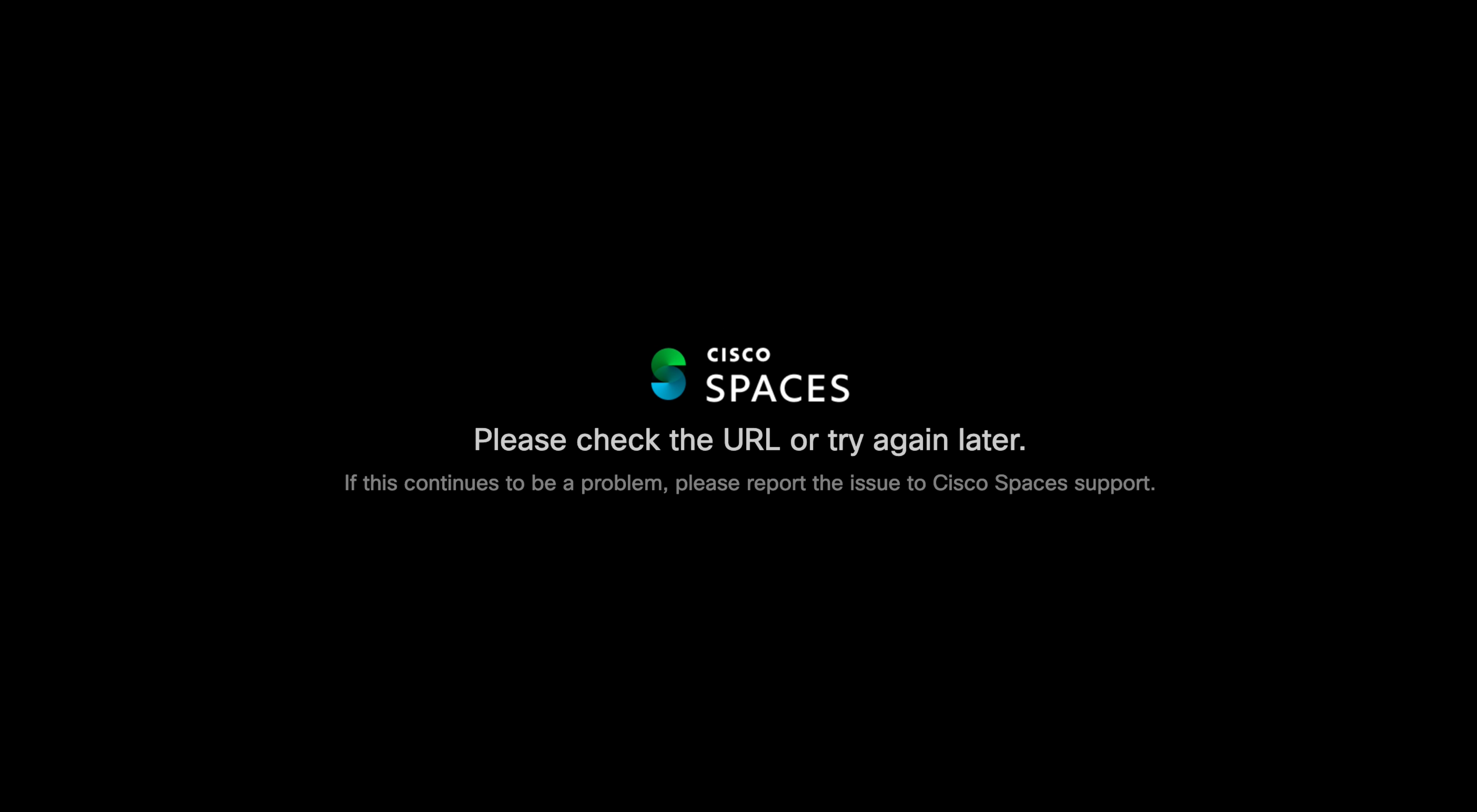Space Explorer Kiosk app - Please check the URL or try again later